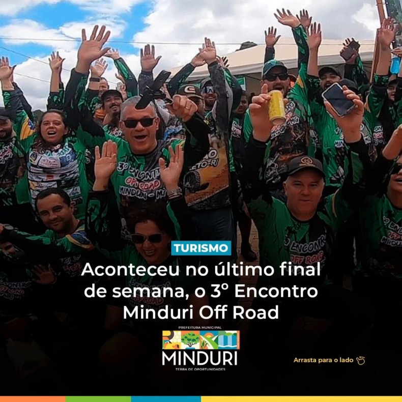 TURISMO – No último final de semana, Minduri foi palco do 3º Encontro Minduri Off Road, reunindo gaioleiros, jipeiros e apaixonados por turismo de aventura!